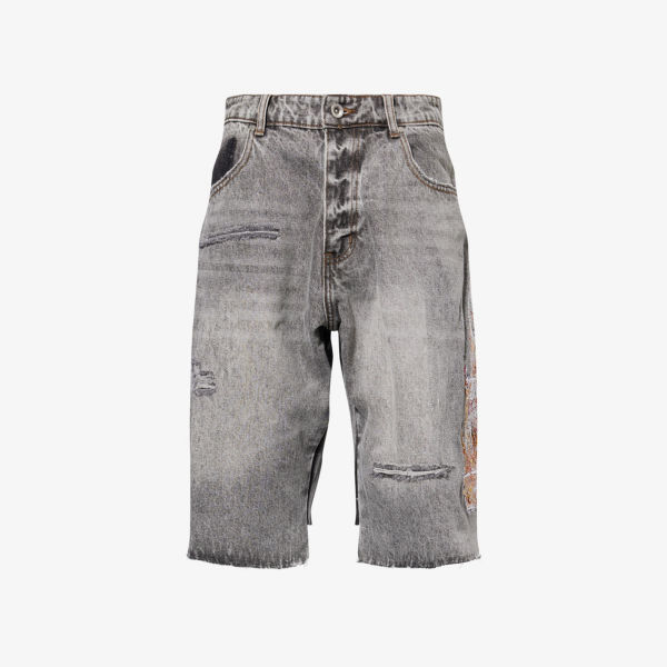 Шорты джинсовые Who Decides War By Ev Bravado с вышивкой, серый
Шорты джинсовые Who Decides War By Ev Bravado с вышивкой, серый