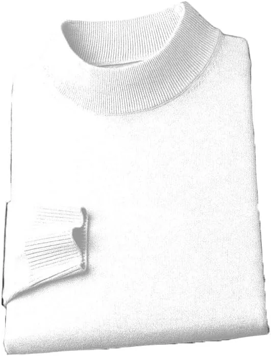 Свитер с высоким воротником, вязаный пуловер с длинным рукавом
Свитер с высоким воротником, вязаный пуловер с длинным рукавом