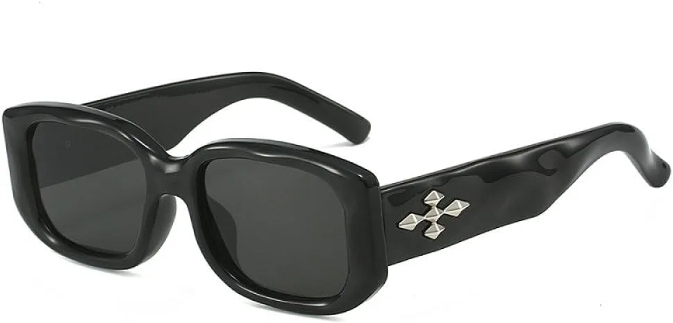 Модные солнцезащитные очки для женщин и мужчин, прямоугольная оправа с линзами, серебристый декор, винтажный стиль, защита от ультрафиолета UV400 MTZJH, One Color
Модные солнцезащитные очки для женщин и мужчин, прямоугольная оправа с линзами, серебристый декор, винтажный стиль, защита от ультрафиолета UV400 MTZJH, One Color