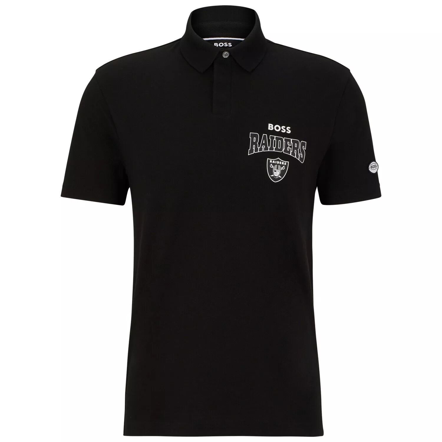 Мужская футболка-поло BOSS X NFL черно-белая Las Vegas Raiders Punter, Черный, Мужская футболка-поло BOSS X NFL черно-белая Las Vegas Raiders Punter
Мужская футболка-поло BOSS X NFL черно-белая Las Vegas Raiders Punter, Черный, Мужская футболка-поло BOSS X NFL черно-белая Las Vegas Raiders Punter
