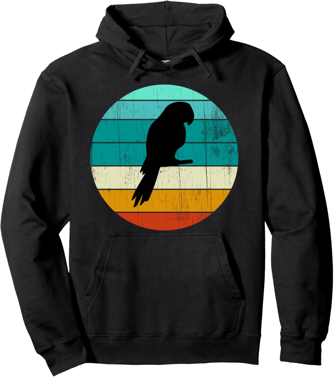 Винтажная толстовка с изображением попугая на закате в стиле ретро, с красочным силуэтом попугая Funny Parrot Products, черный
Винтажная толстовка с изображением попугая на закате в стиле ретро, с красочным силуэтом попугая Funny Parrot Products, черный