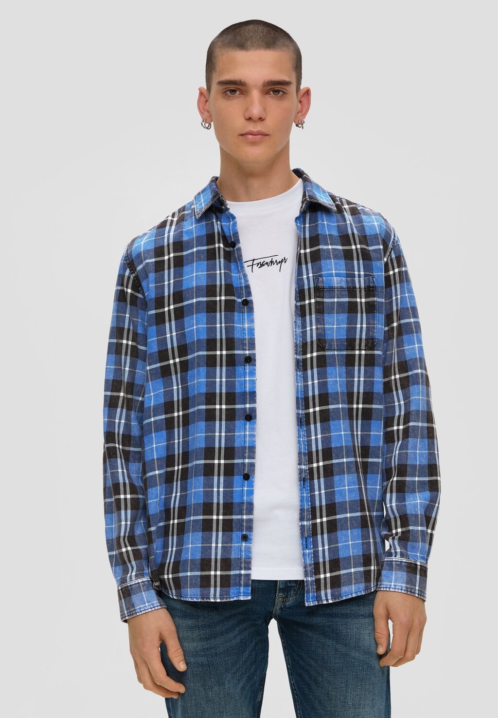 Рубашка REGULAR TWILL QS, синий
Рубашка REGULAR TWILL QS, синий