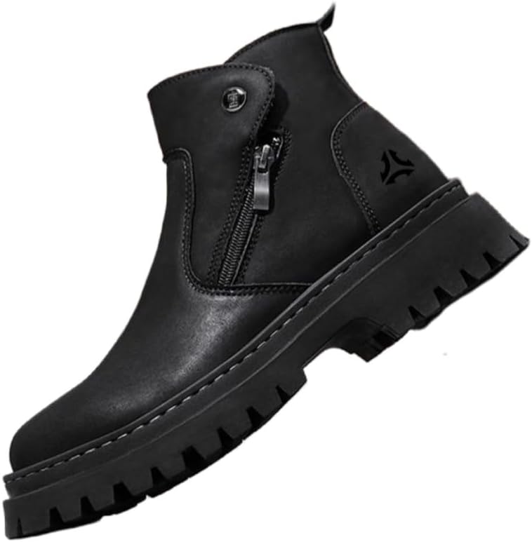 Мужские высокие повседневные короткие ботинки - Челси - Нескользящие и прочные - Зимняя обувь для мужчин Fmshi, черный
Мужские высокие повседневные короткие ботинки - Челси - Нескользящие и прочные - Зимняя обувь для мужчин Fmshi, черный