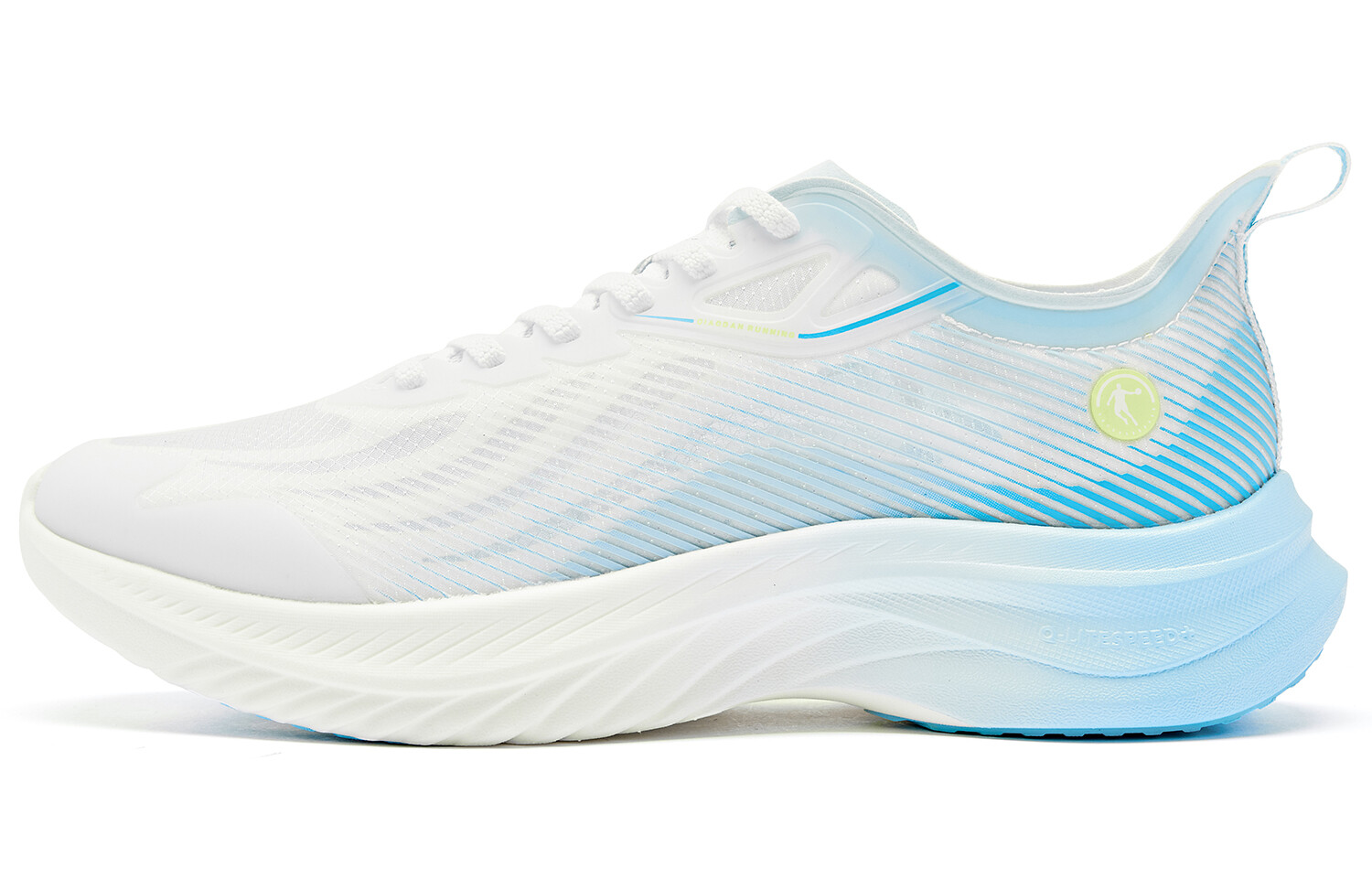 Кроссовки для бега Light Speed 4.0PLUS мужские с низким верхом белые / синие Qiaodan 
Кроссовки для бега Light Speed 4.0PLUS мужские с низким верхом белые / синие Qiaodan