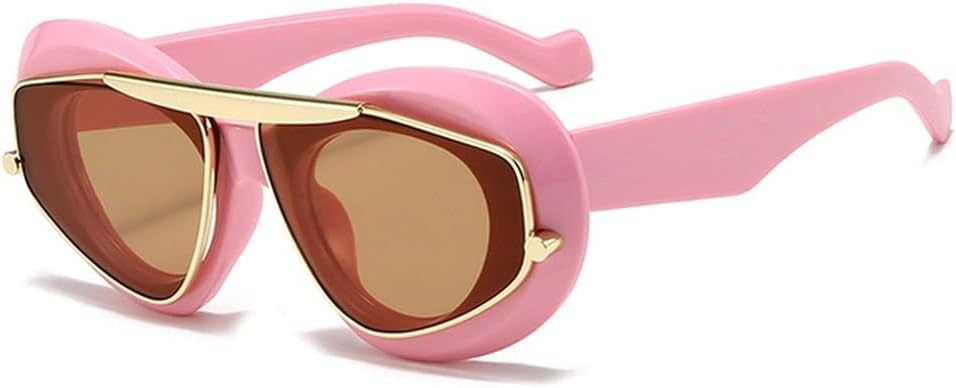 Женские солнцезащитные очки «кошачий глаз» в стиле ретро с уникальными линзами и защитой от УФ-излучения UV400. Мужские солнцезащитные очки в стиле панк с эффектом «желейного чая» SKFGNX, Pink Tea
Женские солнцезащитные очки «кошачий глаз» в стиле ретро с уникальными линзами и защитой от УФ-излучения UV400. Мужские солнцезащитные очки в стиле панк с эффектом «желейного чая» SKFGNX, Pink Tea