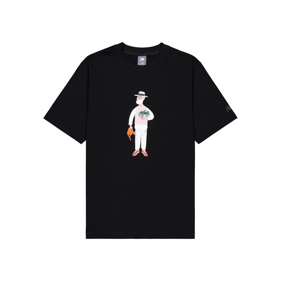 Футболка унисекс черная New Balance, черный
Футболка унисекс черная New Balance, черный