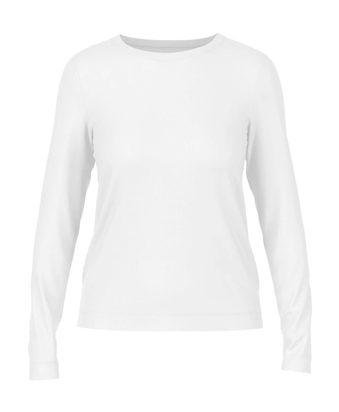 Рубашка с длинными рукавами в рубчик Marc Cain, белый
Рубашка с длинными рукавами в рубчик Marc Cain, белый