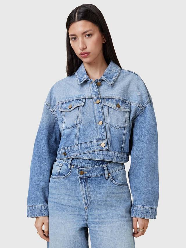 Богатая джинсовая куртка aki crossover из органического хлопка AllSaints, цвет Blue Indigo
Богатая джинсовая куртка aki crossover из органического хлопка AllSaints, цвет Blue Indigo