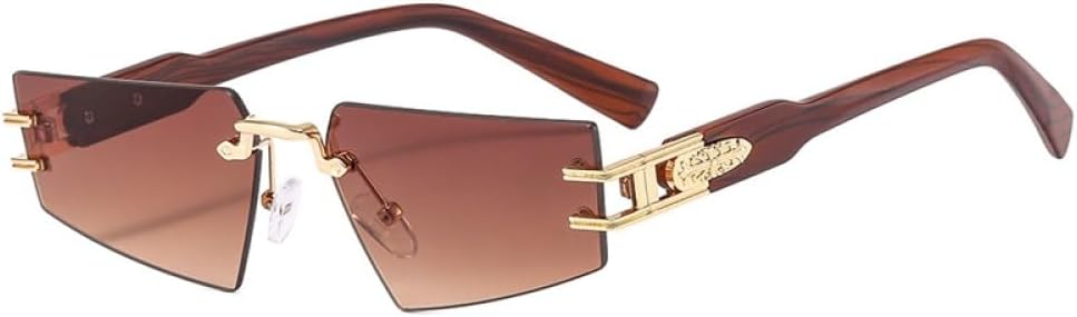 Солнцезащитные очки без оправы с отделкой под дерево для женщин и мужчин в стиле панк, безрамочные солнцезащитные очки с защитой UV400 для женщин и мужчин LANGSER, C4 Gold Double Tea
Солнцезащитные очки без оправы с отделкой под дерево для женщин и мужчин в стиле панк, безрамочные солнцезащитные очки с защитой UV400 для женщин и мужчин LANGSER, C4 Gold Double Tea