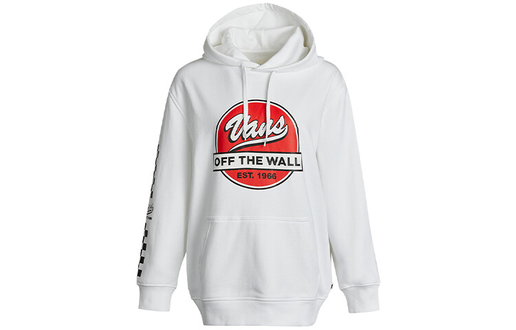 Толстовка унисекс белая Vans, белый 
Толстовка унисекс белая Vans, белый