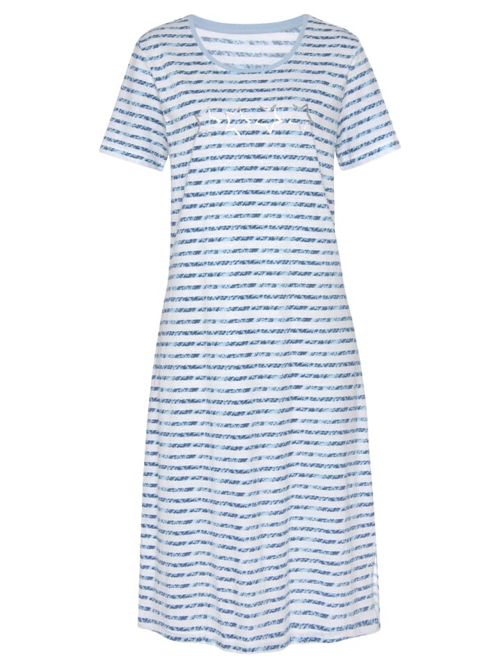 Ночная рубашка VIVANCE DREAMS, цвет dunkelblau, hellblau gestreift 
Ночная рубашка VIVANCE DREAMS, цвет dunkelblau, hellblau gestreift