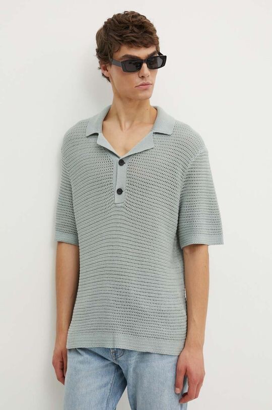 Хлопковое поло Abercrombie & Fitch, серый
Хлопковое поло Abercrombie & Fitch, серый