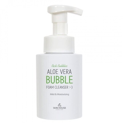 The Skin House Aloe Vera Bubble Foam Cleanser 300 мл успокаивает и увлажняет огрубевшую кожу
The Skin House Aloe Vera Bubble Foam Cleanser 300 мл успокаивает и увлажняет огрубевшую кожу