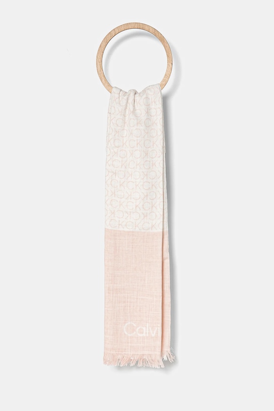 Хлопковый шарф Calvin Klein, розовый
Хлопковый шарф Calvin Klein, розовый