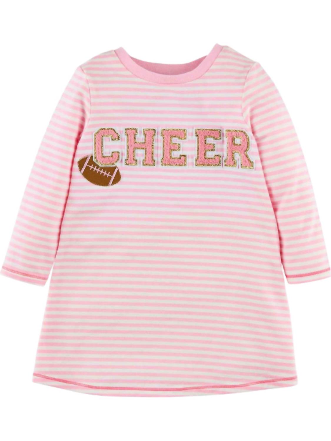 Футбольное платье для девочек в розовом цвете mudpie
Футбольное платье для девочек в розовом цвете mudpie