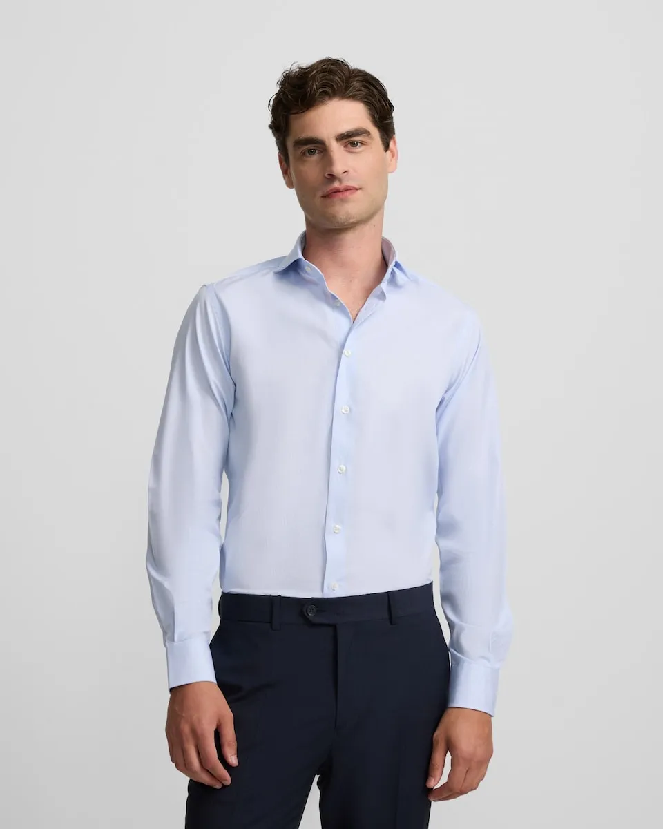 Мужская рубашка с тонкими полосками и простым манжетом Silbon, светло-голубой
Мужская рубашка с тонкими полосками и простым манжетом Silbon, светло-голубой