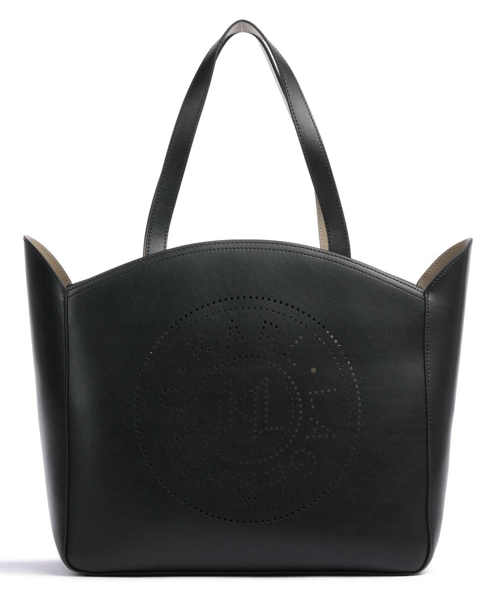 Круглая сумка-шоппер из мелкозернистой яловой кожи Karl Lagerfeld, черный
Круглая сумка-шоппер из мелкозернистой яловой кожи Karl Lagerfeld, черный