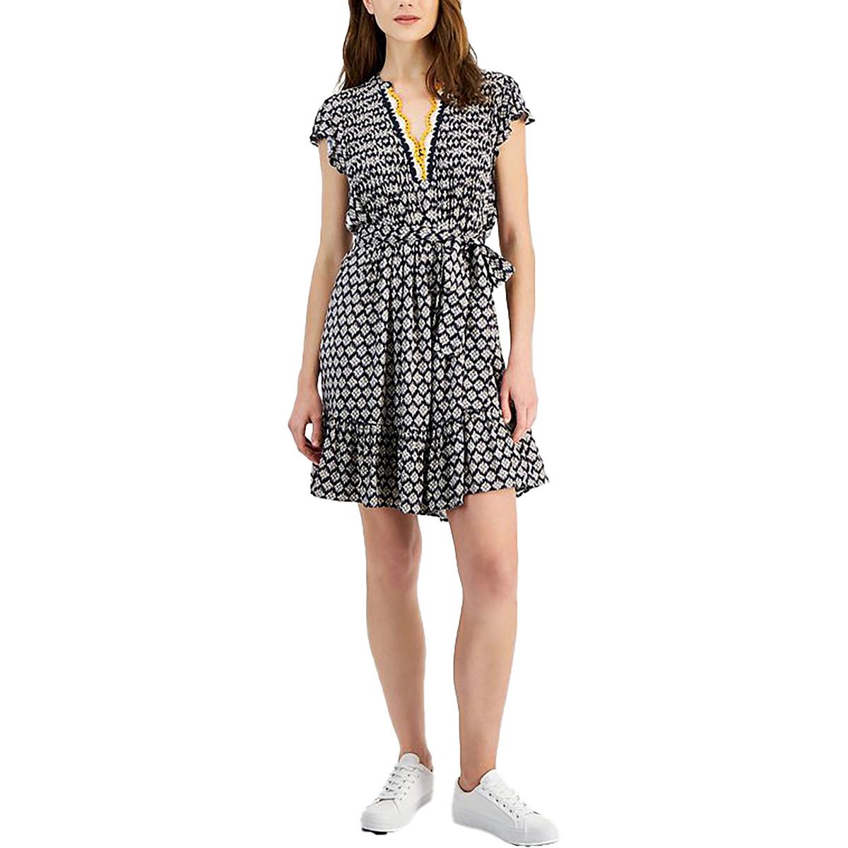 Женское платье-трапеция с V-образным вырезом, связанное крючком Nautica Jeans Co., темно-синий
Женское платье-трапеция с V-образным вырезом, связанное крючком Nautica Jeans Co., темно-синий