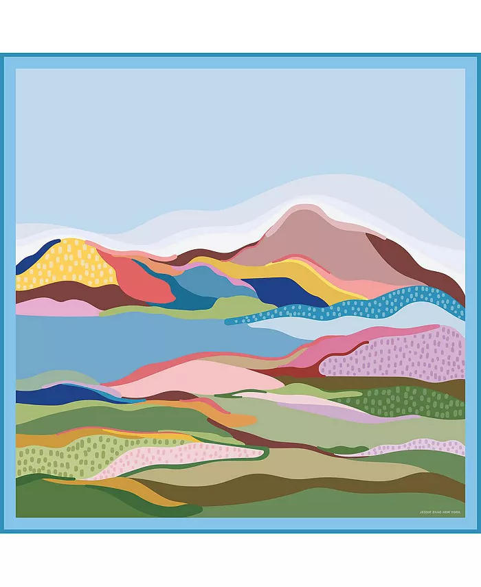 Двусторонний шарф из шерсти и шелка Ocean Breeze Jessie Zhao New York, синий
Двусторонний шарф из шерсти и шелка Ocean Breeze Jessie Zhao New York, синий