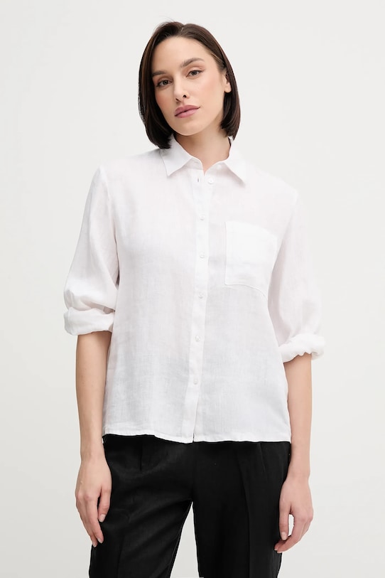 Льняная рубашка Sisley, белый
Льняная рубашка Sisley, белый