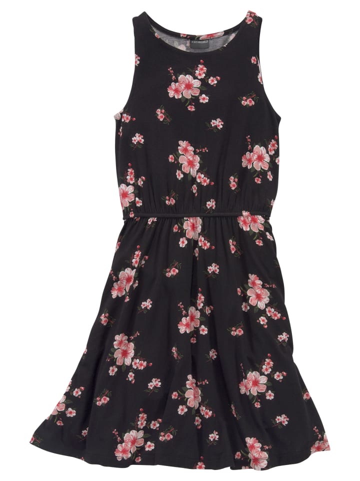 Платье из джерси с черным цветочным принтом Kidsworld
Платье из джерси с черным цветочным принтом Kidsworld