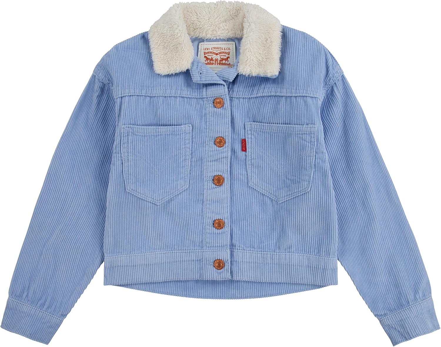 Куртка дальнобойщика Levi's для девочек и малышей, Kentucky Blue
Куртка дальнобойщика Levi's для девочек и малышей, Kentucky Blue