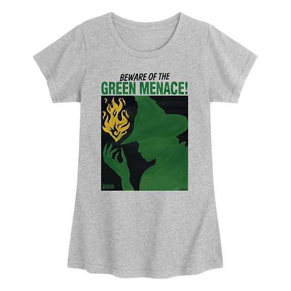 Футболка с принтом Wicked for good beware of the green menace! для девочек 7-16 лет Licensed Character, Heather Gray
Футболка с принтом Wicked for good beware of the green menace! для девочек 7-16 лет Licensed Character, Heather Gray