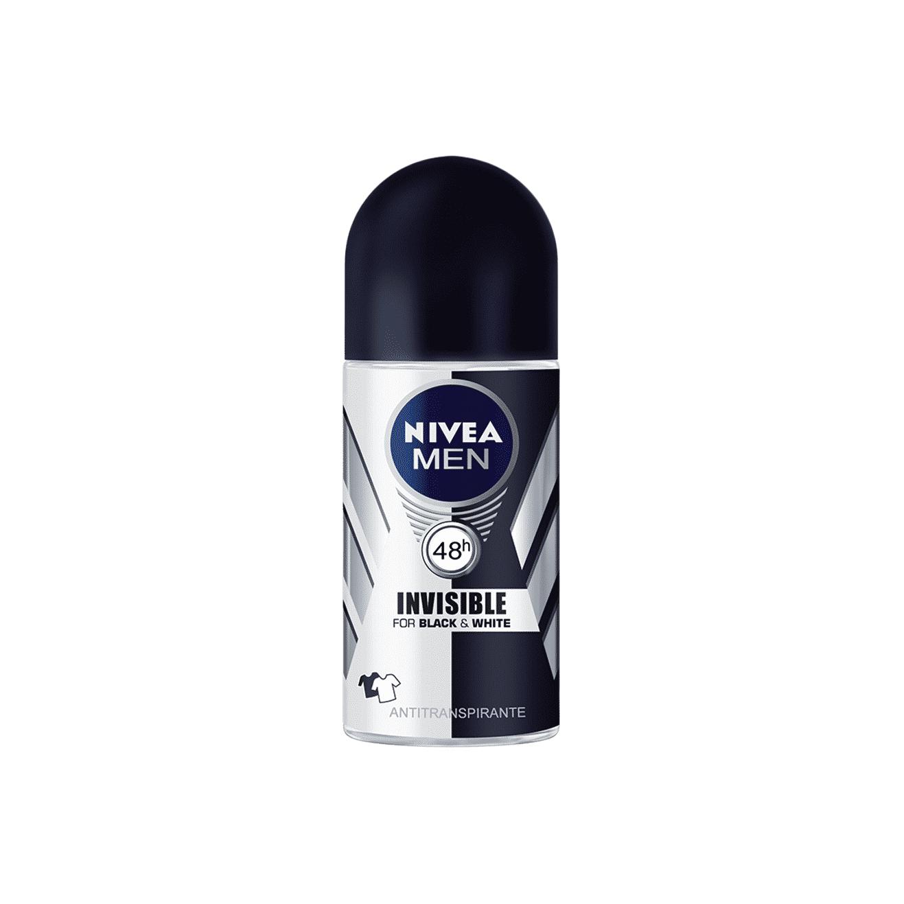 NIVEA Мужской невидимый черно-белый дезодорирующий роликовый антиперспирант Gentle 50ml легкий аромат Type
NIVEA Мужской невидимый черно-белый дезодорирующий роликовый антиперспирант Gentle 50ml легкий аромат Type