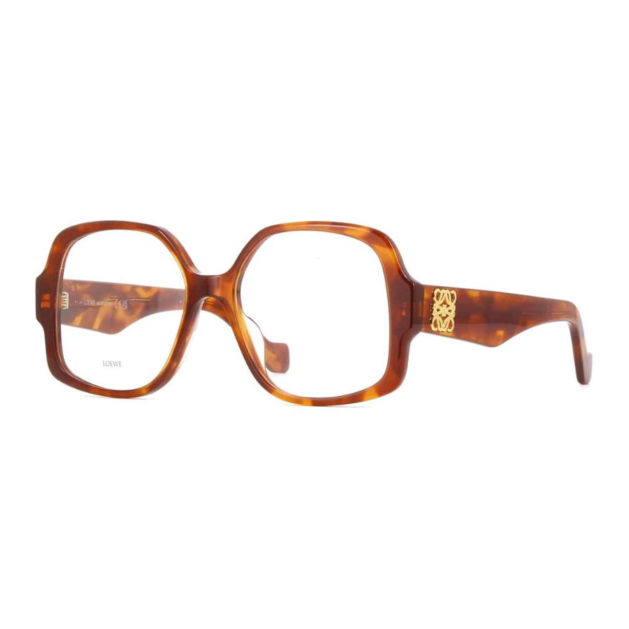 LOEWE Ацетатная квадратная оправа для очков унисекс коричневая, Brown