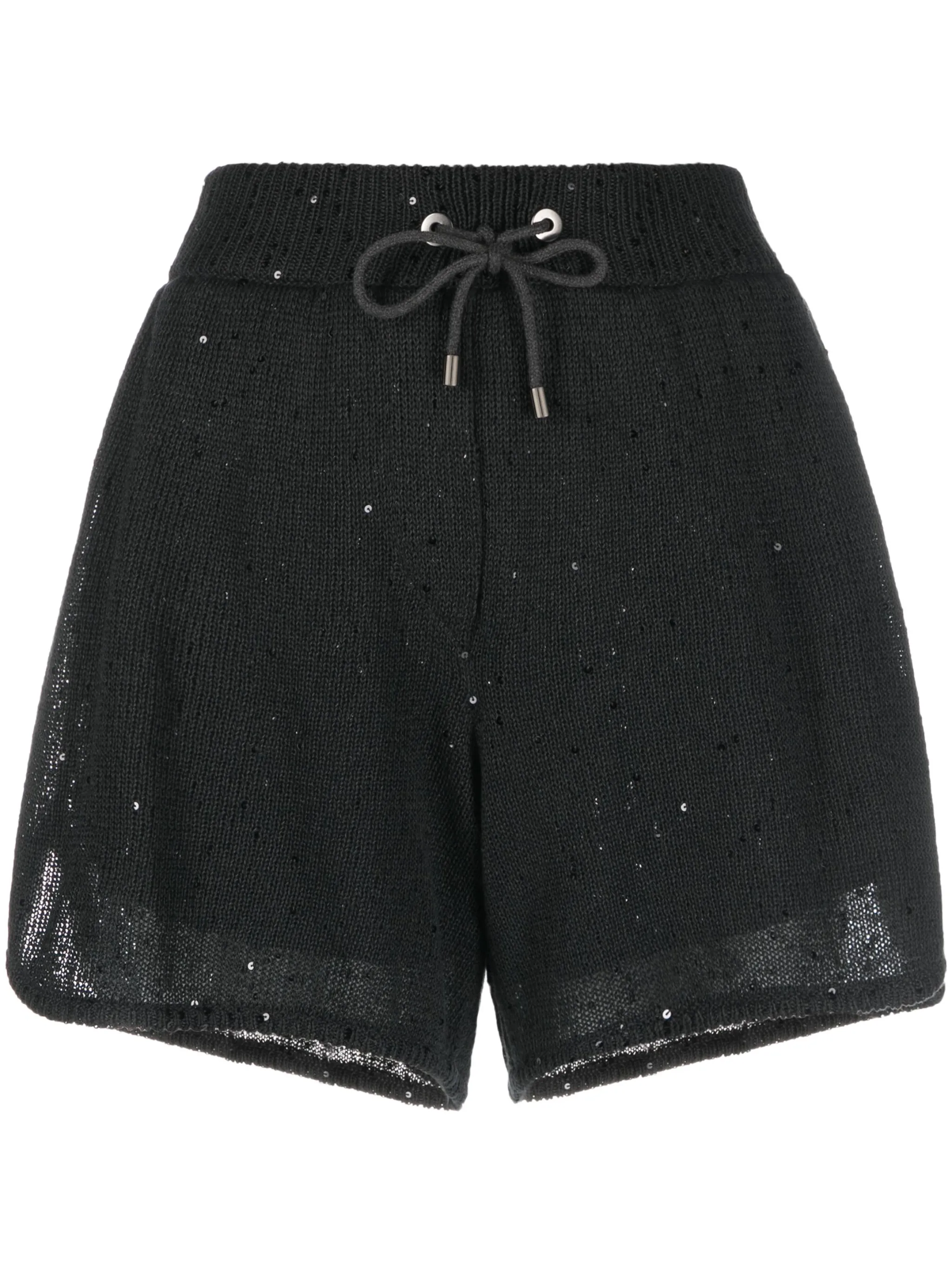 Шорты с пайетками Brunello Cucinelli, темно-серый
Шорты с пайетками Brunello Cucinelli, темно-серый