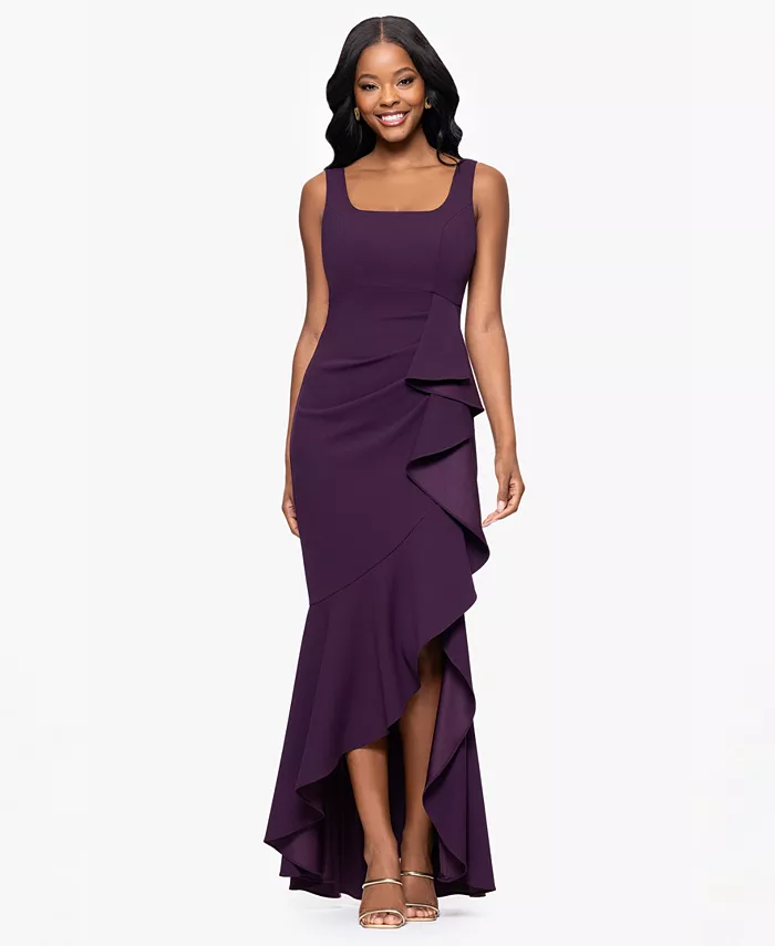 Миниатюрное платье без рукавов с оборкой Betsy & Adam, фиолетовый
Миниатюрное платье без рукавов с оборкой Betsy & Adam, фиолетовый