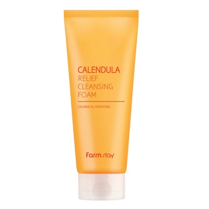 Очищающая пенка Calendula Relief - 180 мл Farmstay 
Очищающая пенка Calendula Relief - 180 мл Farmstay