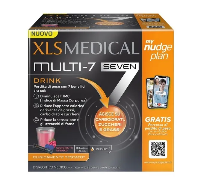 XLS Medical Multi7 Напиток, 60 пакетиков
XLS Medical Multi7 Напиток, 60 пакетиков