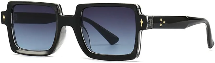 Солнцезащитные очки MUTYNE в стиле ретро с квадратными заклепками, панк, мужские, модные, градиентные, светло-чайные, женские, трендовые, UV400, C2 Black Blue Grey
Солнцезащитные очки MUTYNE в стиле ретро с квадратными заклепками, панк, мужские, модные, градиентные, светло-чайные, женские, трендовые, UV400, C2 Black Blue Grey