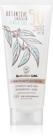 Тонизирующий защитный крем Australian Gold Botanical Tinted Face, SPF 50 Fair To Light 88 ml
Тонизирующий защитный крем Australian Gold Botanical Tinted Face, SPF 50 Fair To Light 88 ml