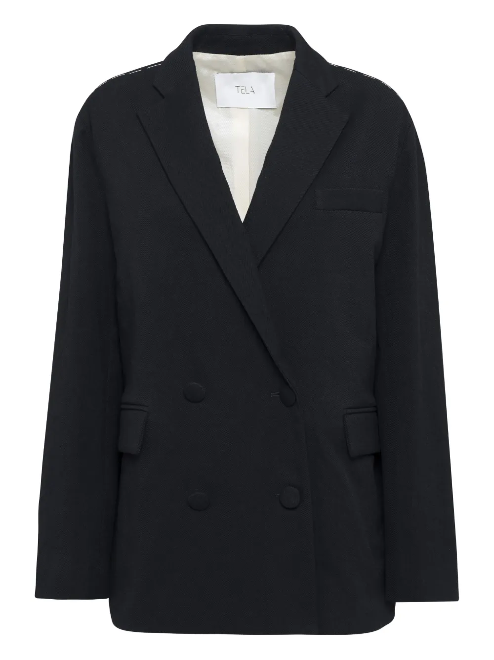 Двубортный пиджак Tela, черный
Двубортный пиджак Tela, черный