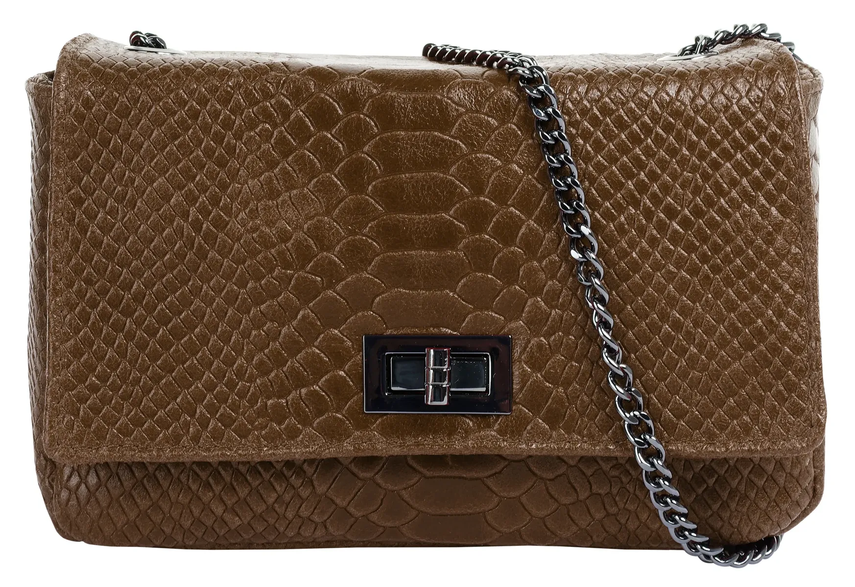 Сумка через плечо Cluty, натуральная кожа, производство Италия, коричневый
Сумка через плечо Cluty, натуральная кожа, производство Италия, коричневый