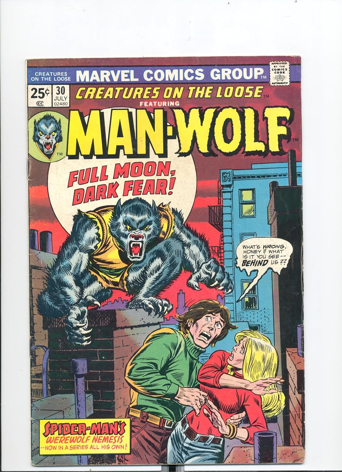 Creatures On The Loose #30 (Comic - July 1974) (Vol. 1) (Marvel)
Creatures On The Loose #30 (Comic - July 1974) (Vol. 1) (Marvel)