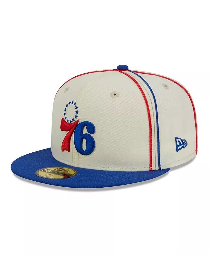 Мужская кремовая двухцветная шляпа с окантовкой Royal Philadelphia 76ers 59FIFTY New Era, слоновая кость/кремовый
Мужская кремовая двухцветная шляпа с окантовкой Royal Philadelphia 76ers 59FIFTY New Era, слоновая кость/кремовый