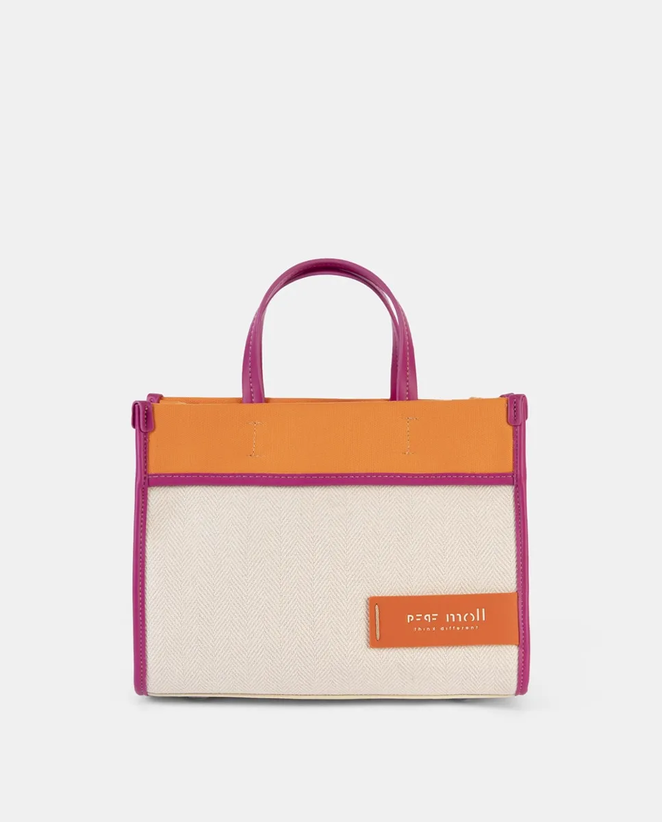 Холщовая сумка с отделкой в натуральную елочку Pepe Moll, оранжевый
Холщовая сумка с отделкой в натуральную елочку Pepe Moll, оранжевый