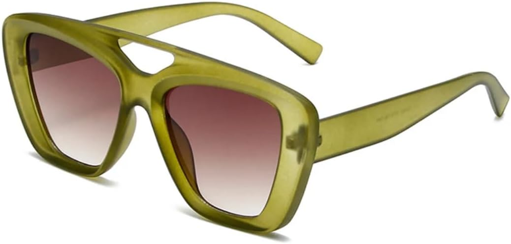 Ретро-солнцезащитные очки «кошачий глаз» для женщин, модные градиентные очки с защитой от УФ-излучения UV400 для мужчин, трендовые матовые очки конфетных цветов HHZZYVY, Matte Green Tea
Ретро-солнцезащитные очки «кошачий глаз» для женщин, модные градиентные очки с защитой от УФ-излучения UV400 для мужчин, трендовые матовые очки конфетных цветов HHZZYVY, Matte Green Tea