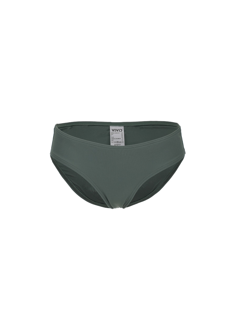 Плавки бикини VIVID, темно-зеленый
Плавки бикини VIVID, темно-зеленый