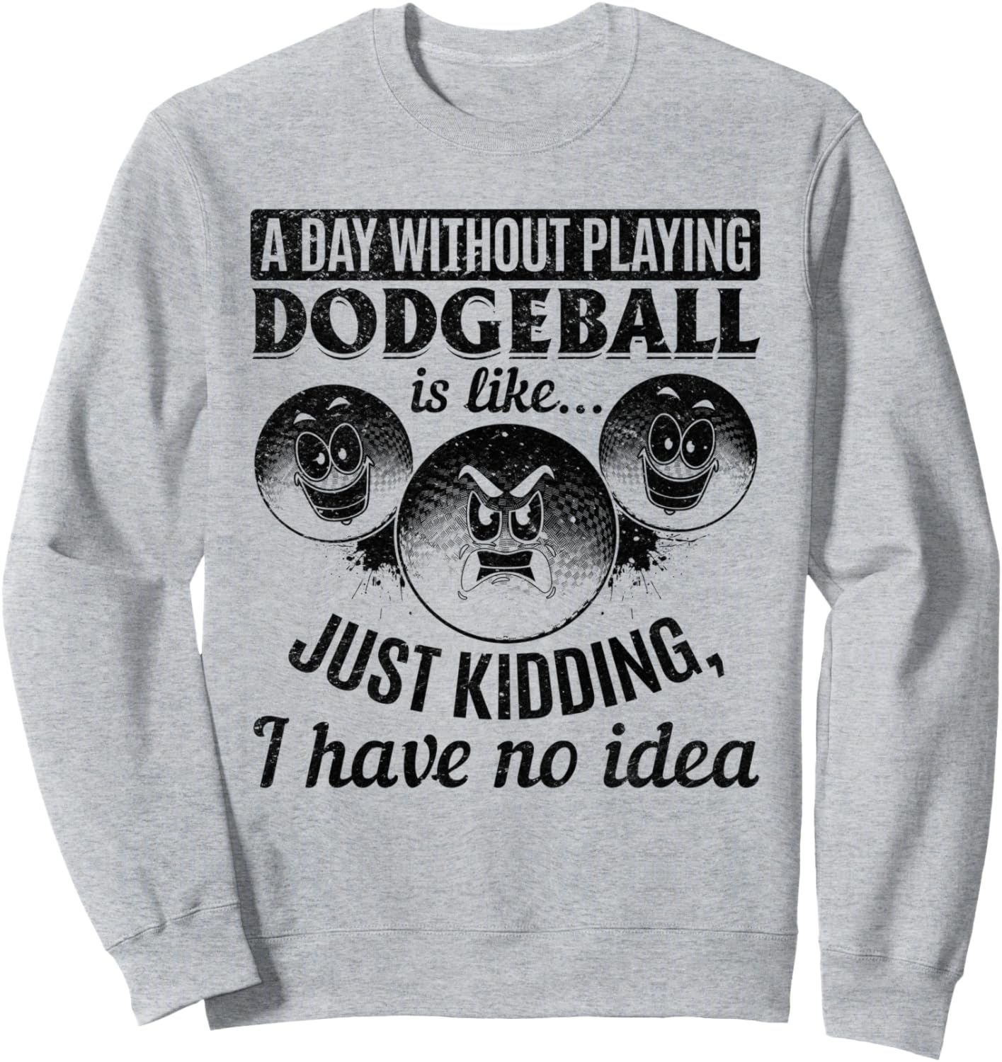 День без игры в доджбол - это как... Шучу, толстовка Dodgeball Game Dodgeball Player, серый
День без игры в доджбол - это как... Шучу, толстовка Dodgeball Game Dodgeball Player, серый
