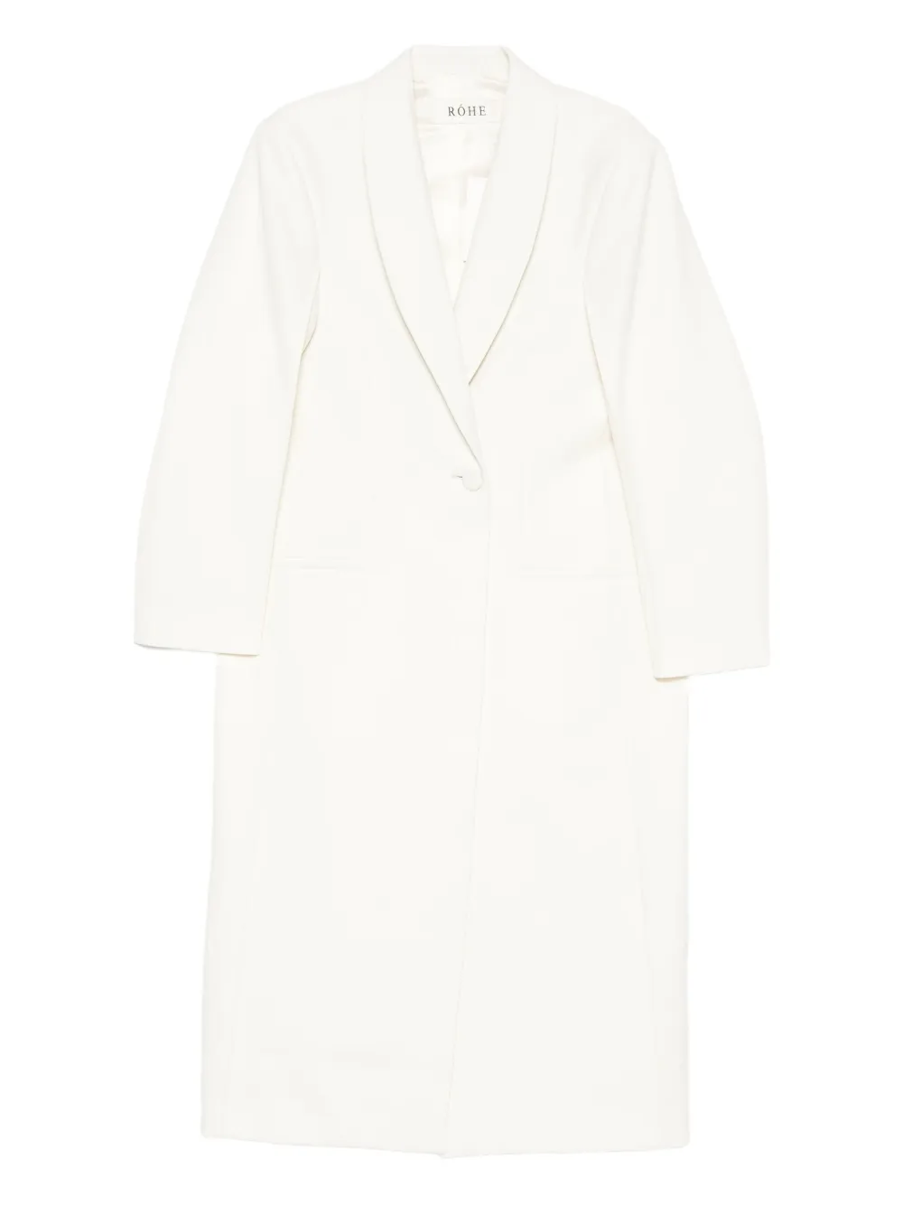 Пальто на пуговицах Róhe, белый 
Пальто на пуговицах Róhe, белый