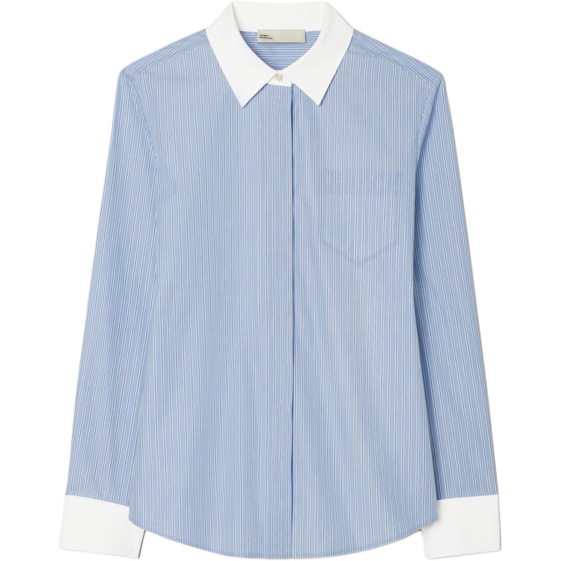 TORY BURCH Рубашка Women's Blue Lapel Moderate
TORY BURCH Рубашка Women's Blue Lapel Moderate