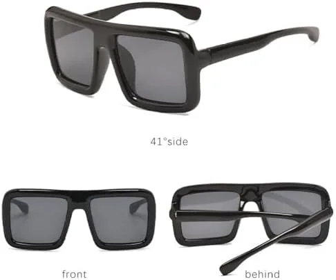 Модные винтажные квадратные солнцезащитные очки в крупной оправе с защитой от УФ-излучения, стильные ретро-очки большого размера для женщин и мужчин MTZJH, Red
Модные винтажные квадратные солнцезащитные очки в крупной оправе с защитой от УФ-излучения, стильные ретро-очки большого размера для женщин и мужчин MTZJH, Red