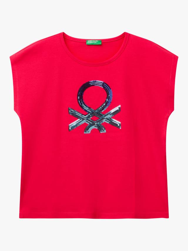 Детская футболка без рукавов с пайетками Benetton, Fuchsia
Детская футболка без рукавов с пайетками Benetton, Fuchsia