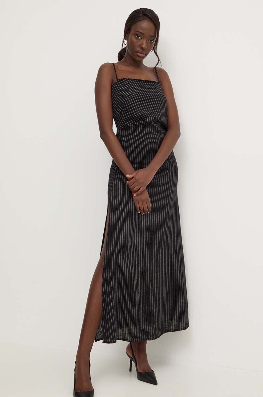 Льняное платье Answear Lab, черный
Льняное платье Answear Lab, черный