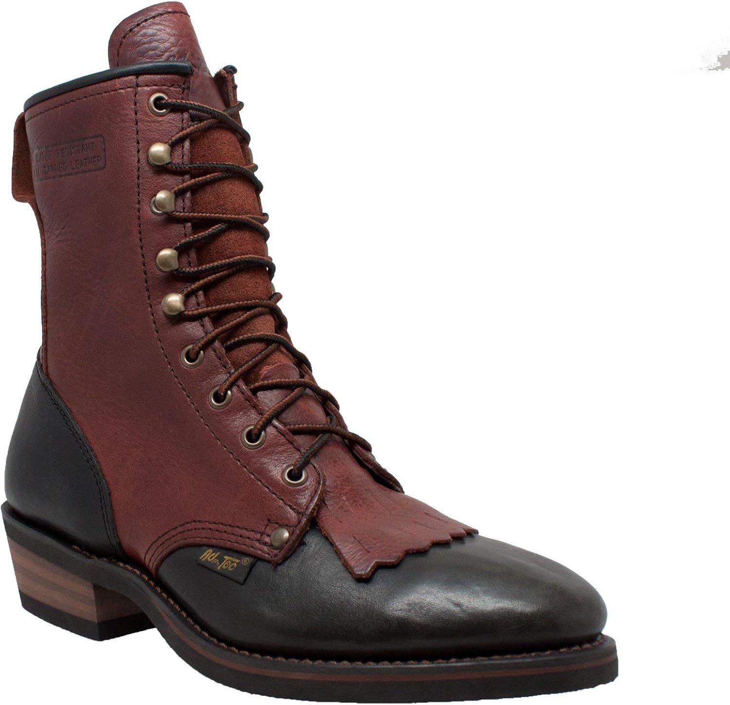 Мужские ботинки Ad Tec Packer из цельной кожи с зернистой фактурой 9 - противоскользящая и маслостойкая резиновая подошва - подходят для езды верхом, походов и строительства - каштановый/черный
Мужские ботинки Ad Tec Packer из цельной кожи с зернистой фактурой 9 - противоскользящая и маслостойкая резиновая подошва - подходят для езды верхом, походов и строительства - каштановый/черный