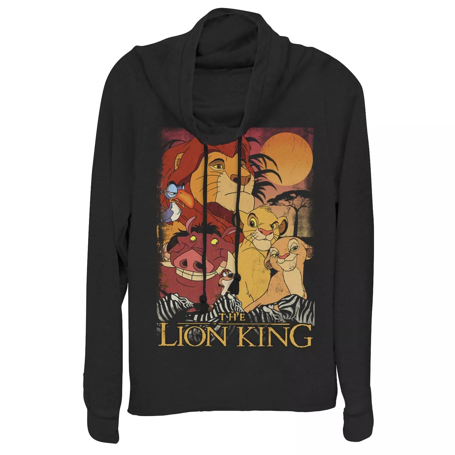 Толстовка с капюшоном Disney's Lion King Happy Group Sunset для детей Licensed Character, черный
Толстовка с капюшоном Disney's Lion King Happy Group Sunset для детей Licensed Character, черный